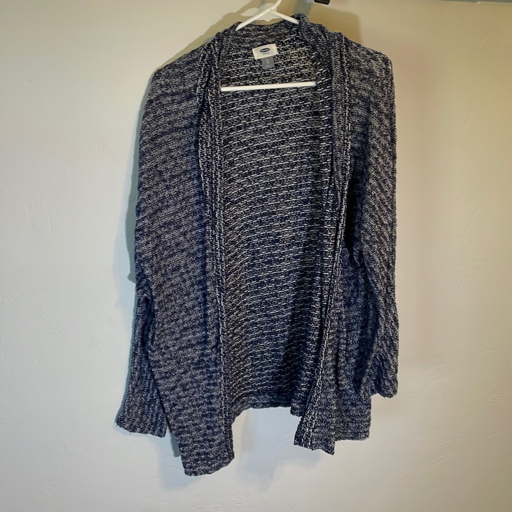 Casual Blue Heather Cardigan